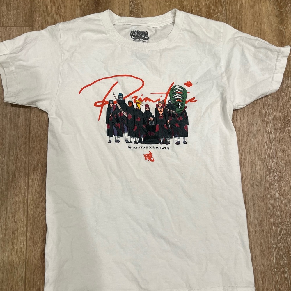 Naruto X primitive akatsuki tee